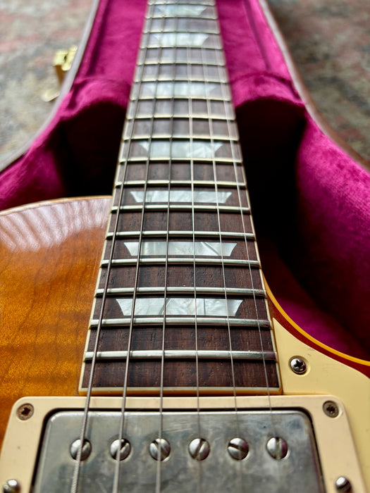 2017 Gibson Les Paul Custom Shop R8 1958 Historic Re-issue - Honey Burst - VOS