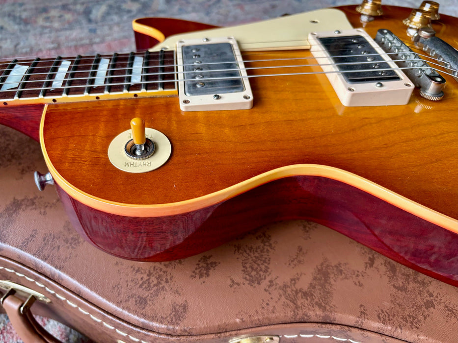 2017 Gibson Les Paul Custom Shop R8 1958 Historic Re-issue - Honey Burst - VOS