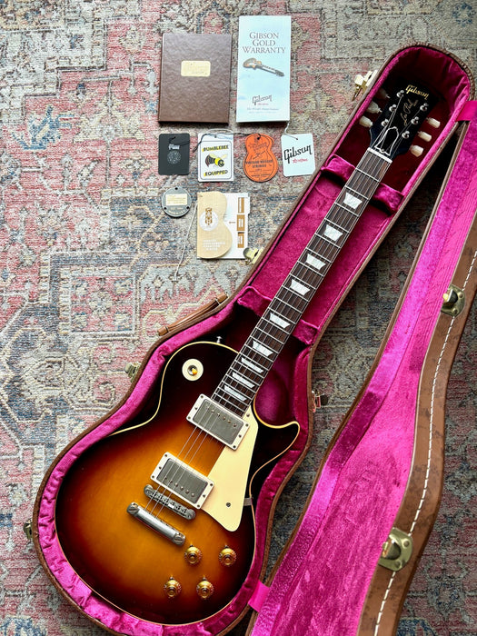 2017 Gibson Les Paul Custom Shop R8 1958 Historic Re-issue - Bourbon Burst - VOS