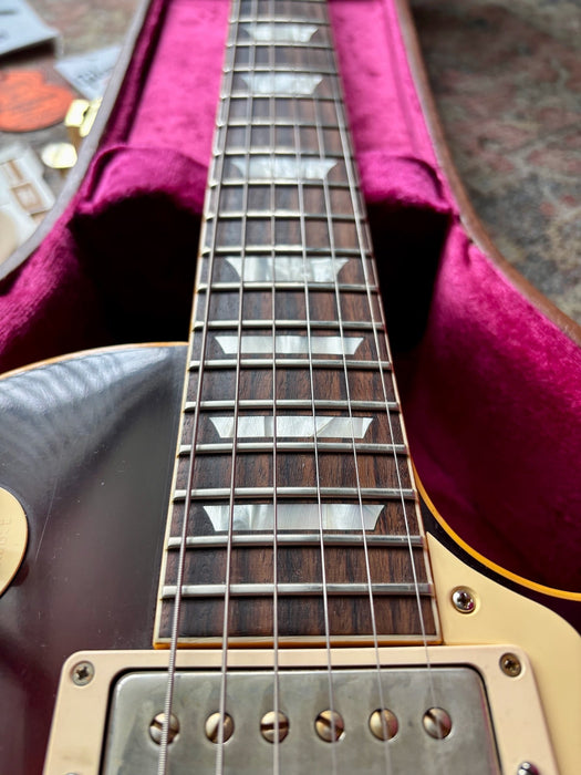 2017 Gibson Les Paul Custom Shop R8 1958 Historic Re-issue - Bourbon Burst - VOS