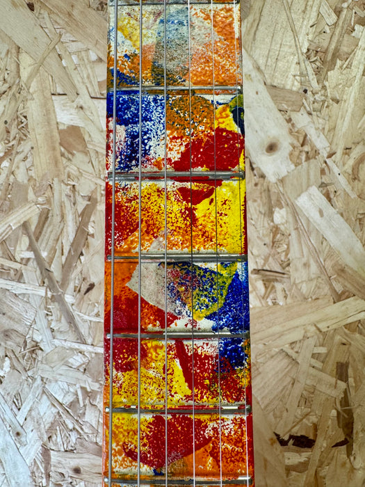 ON HOLD - Danelectro '59 DC Original Spec Limited Edition Psychedelic Guitar Hand Painted 69/200 - Pre-Owned