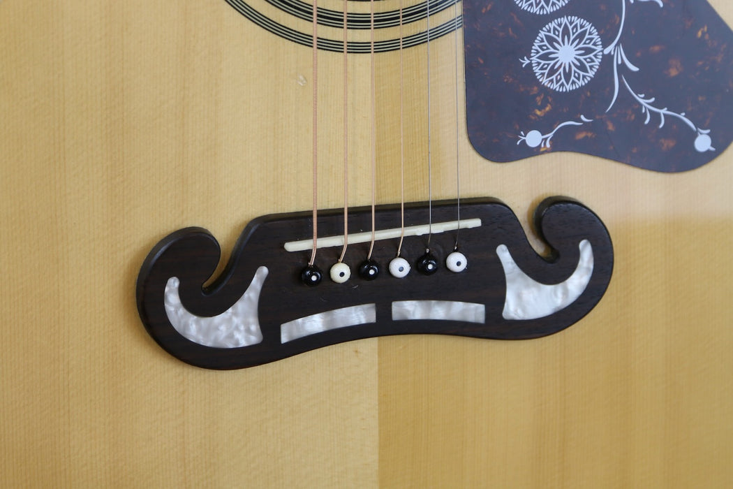 2013 Epiphone EJ200CE Jumbo Electro Acoustic Cutaway in Natural - Pre-Owned