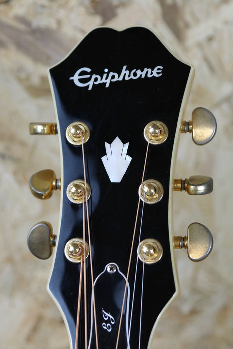 2013 Epiphone EJ200CE Jumbo Electro Acoustic Cutaway in Natural - Pre-Owned