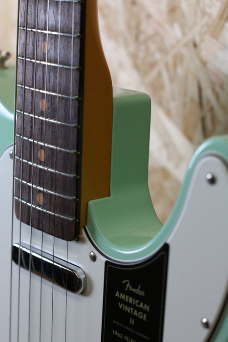 Fender American Vintage II 1963 Telecaster®, Rosewood Fingerboard, Surf Green - Pre-owned *As New - ON-HOLD