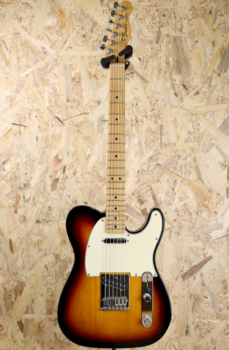 2013 Fender Telecaster Mex Standard in 3 Tone Sunburst/Maple w/Hardcase - Pre-Owned