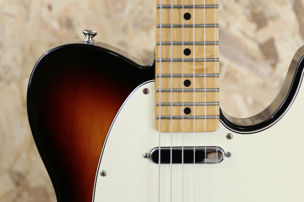 2013 Fender Telecaster Mex Standard in 3 Tone Sunburst/Maple w/Hardcase - Pre-Owned