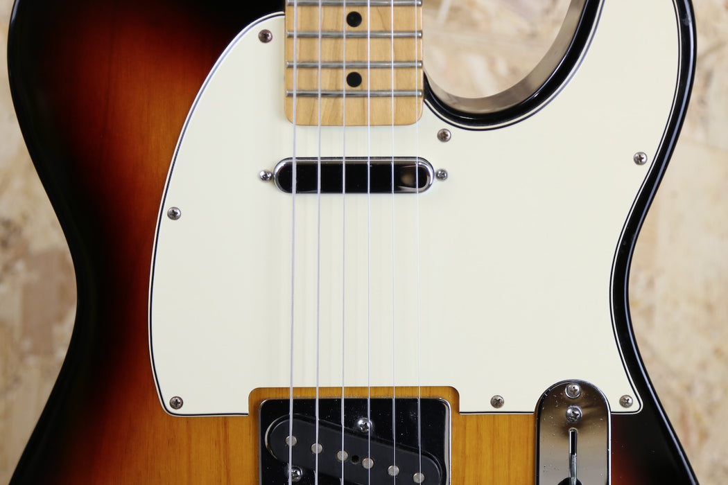 2013 Fender Telecaster Mex Standard in 3 Tone Sunburst/Maple w/Hardcase - Pre-Owned