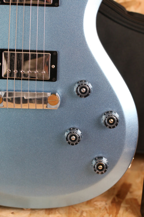 2015 PRS S2 Singlecut Semi Hollow - Ice Blue Fire Mist - Gig Bag