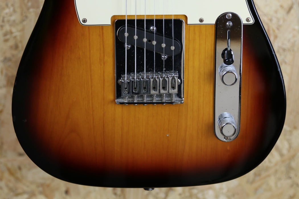 2013 Fender Telecaster Mex Standard in 3 Tone Sunburst/Maple w/Hardcase - Pre-Owned