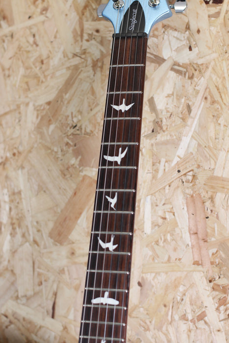 2015 PRS S2 Singlecut Semi Hollow - Ice Blue Fire Mist - Gig Bag