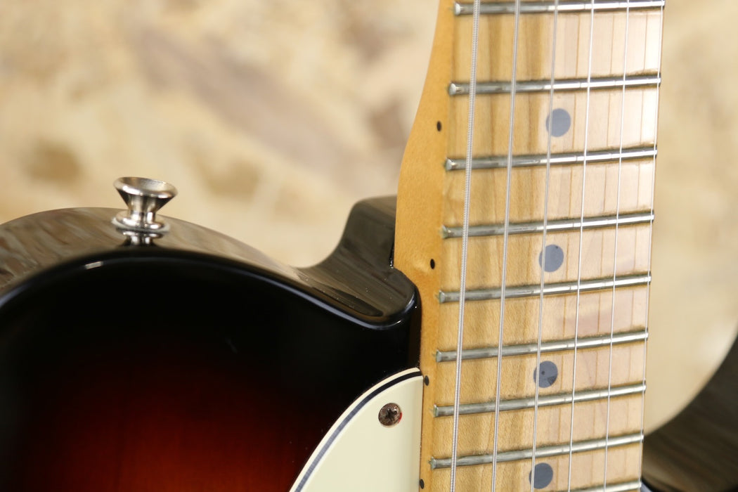 2013 Fender Telecaster Mex Standard in 3 Tone Sunburst/Maple w/Hardcase - Pre-Owned