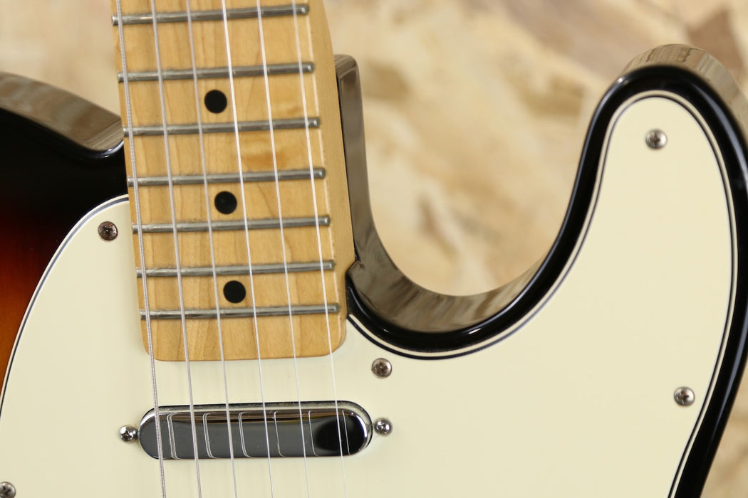 2013 Fender Telecaster Mex Standard in 3 Tone Sunburst/Maple w/Hardcase - Pre-Owned