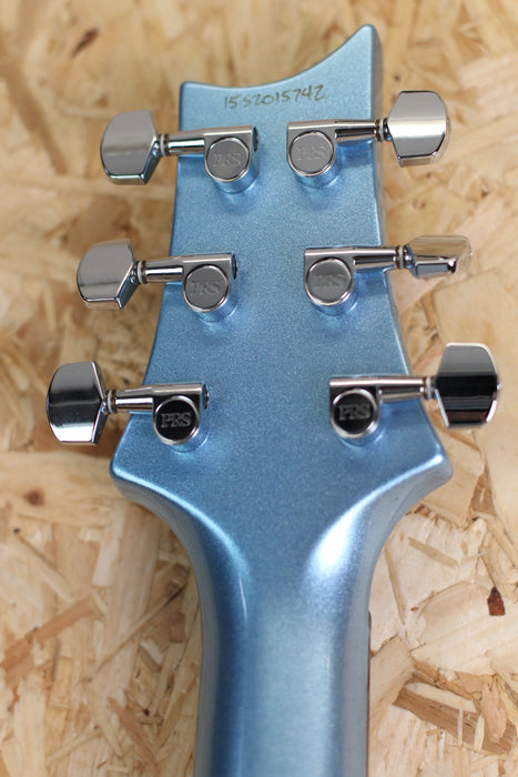 2015 PRS S2 Singlecut Semi Hollow - Ice Blue Fire Mist - Gig Bag