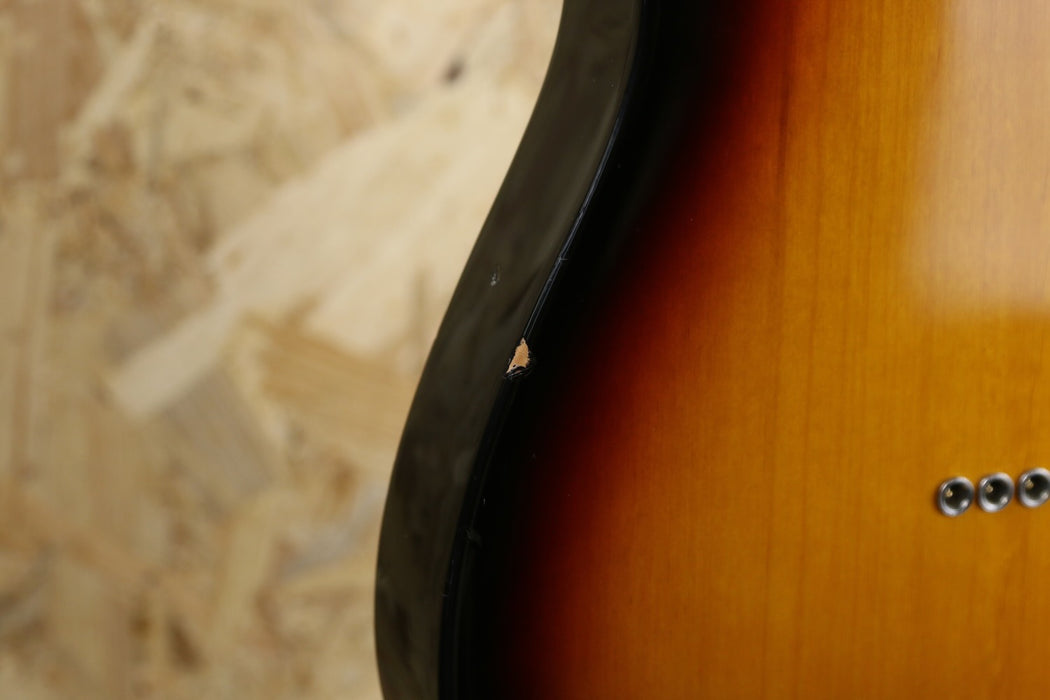 2013 Fender Telecaster Mex Standard in 3 Tone Sunburst/Maple w/Hardcase - Pre-Owned