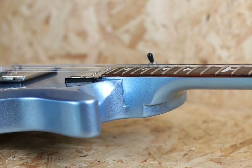 2015 PRS S2 Singlecut Semi Hollow - Ice Blue Fire Mist - Gig Bag