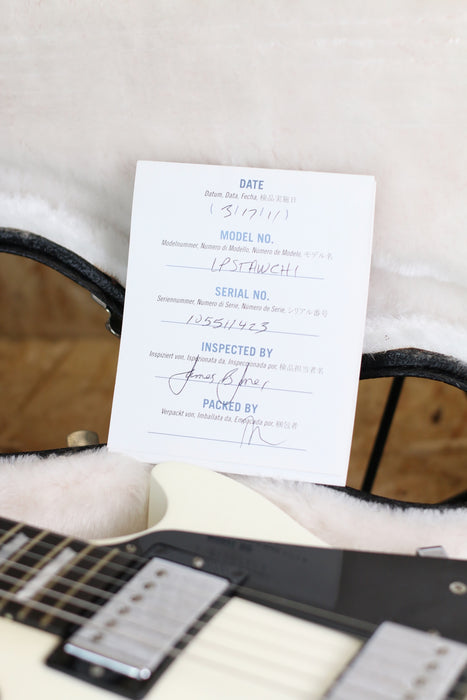 2011 Gibson Les Paul Studio in Alpine White w/Gibson Case - Pre-owned