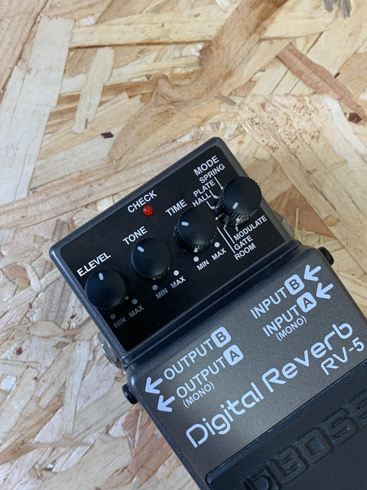 BOSS RV-5 Digital Reverb Pedal - Pre-owned