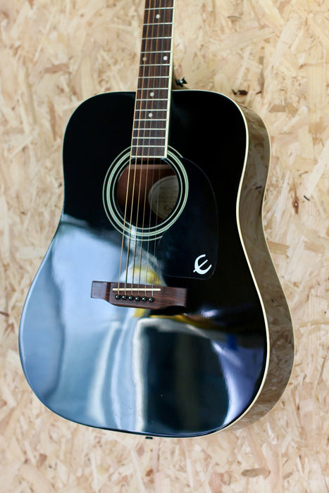 Epiphone DR-100 EB Dreadnought Acoustic in Black - Pre-owned