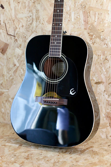 Epiphone DR-100 EB Dreadnought Acoustic in Black - Pre-owned