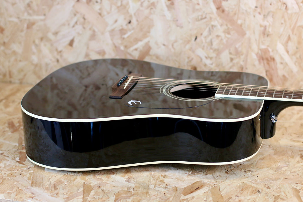 Epiphone DR-100 EB Dreadnought Acoustic in Black - Pre-owned