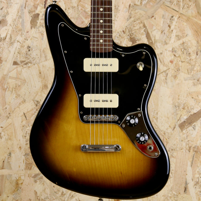2011 Fender Jaguar P90 Blacktop 2 Tone Sunburst MIM Rosewood Board - Pre-owned