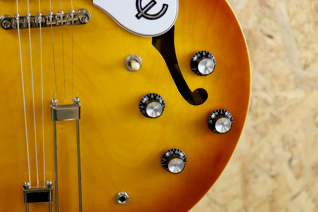 2024 Epiphone Rivera Semi Hollow w/Mini Humbuckers in Royal Tan - Pre-owned