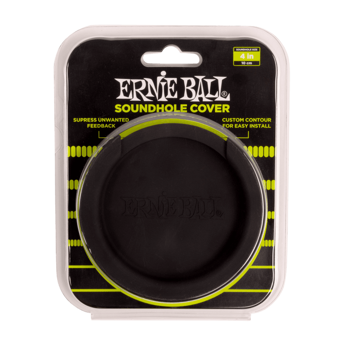 Ernie Ball Black Soundhole Cover 4 inch