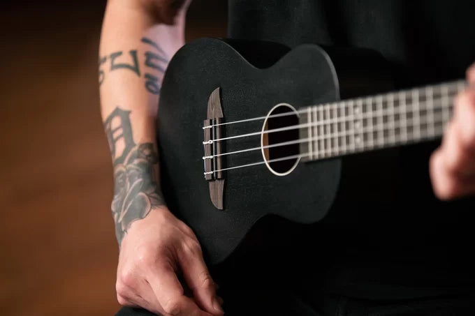 Ortega Concert Ukulele Okoume Black - RUHZ-SBK