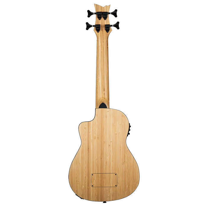 Ortega 4-String Short Scale Uke Bass Solid Bamboo Natural - RUNAB-UB