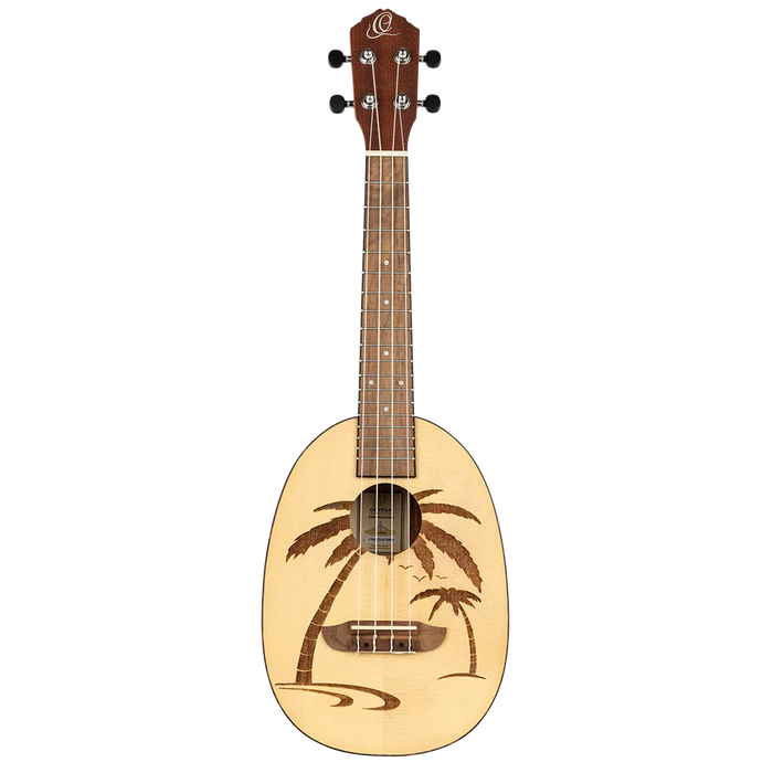 Ortega Bonfire Series Concert Ukulele Spruce/ Sapele Natural - RUPA5