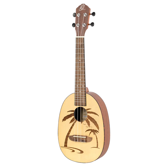 Ortega Bonfire Series Concert Ukulele Spruce/ Sapele Natural - RUPA5