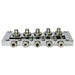 Ray Ross Saddle-Less Bass Bridge ~ 5 String / 17mm Black