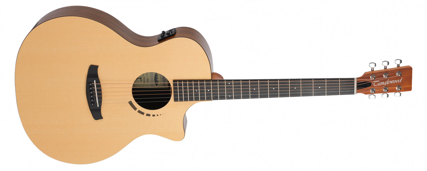 Tanglewood Venetian Cutaway Metropolitan Series Solid Top - Spruce TM6CE