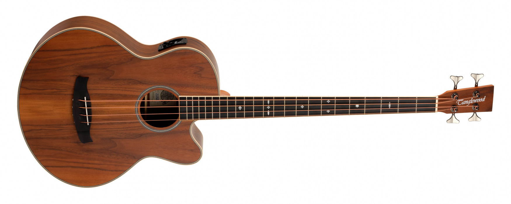 Tanglewood Reunion Pro TRU7ABCEAW Solid Top Electro Acoustic Bass Guitar - Walnut