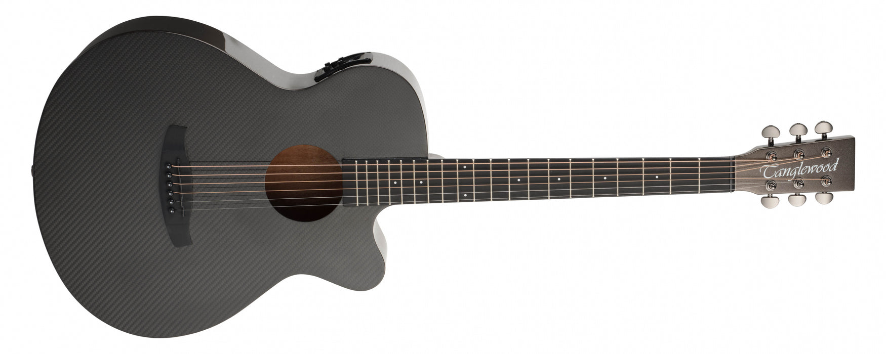 Tanglewood Winterleaf Carbon Series TW4CECBN Super Folk Electro Acoustic - Black