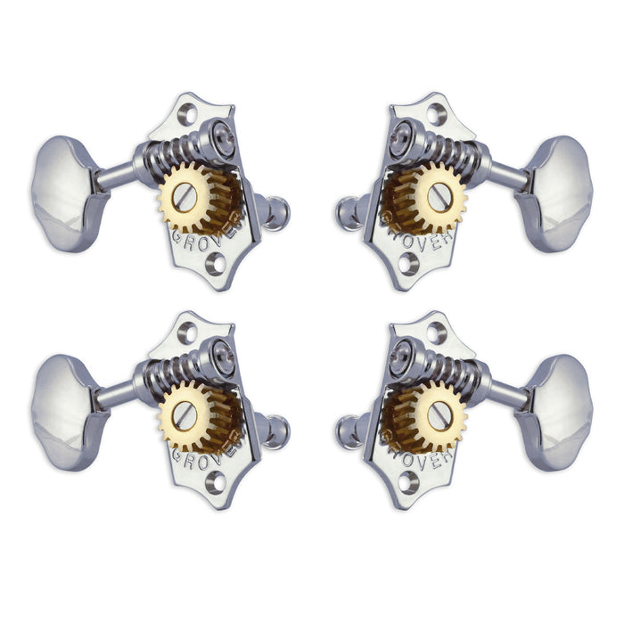 Grover U99 Series Sta-Tite Ukulele Pegs (Set of 4) ~ Chrome