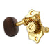 Grover U99 Series Sta-Tite Ukulele Pegs (Set of 4) ~ Gold ~ Rosewood Buttons