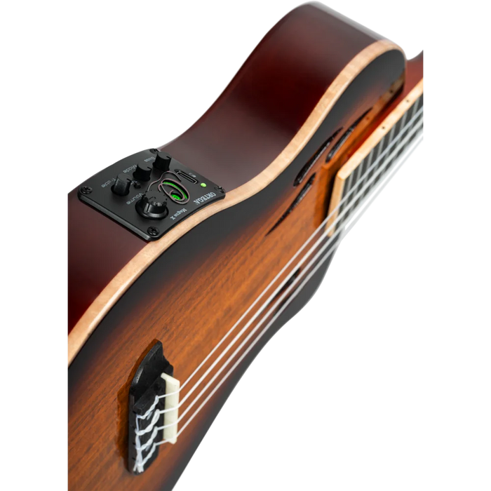 Ortega TourPlayer Series Tenor Ukulele - RTPX-U-ACA w/Gigbag