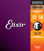 Elixir - Acoustic Strings Nanoweb Phosphor Bronze Medium 13-56 - Guitar Warehouse