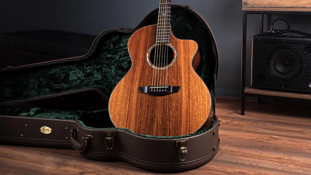 Faith FX Neptune - Cutaway Electro - Harvest Moon w/Hardcase