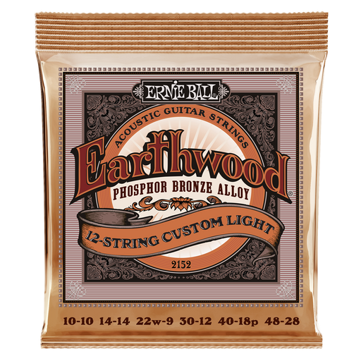 Ernie Ball Earthwood Medium Light Acoustic Guitar Strings 12-String (10-48) - Guitar Warehouse