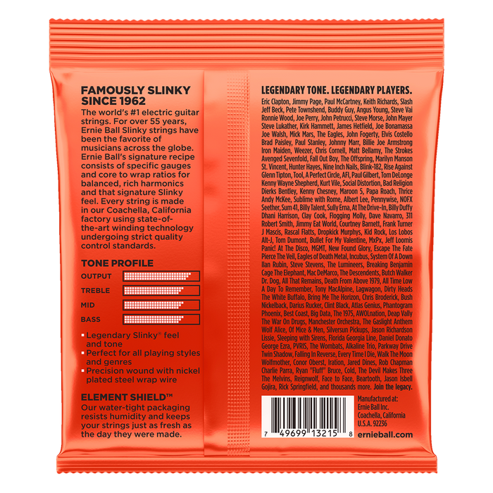 Ernie Ball Slinky Top Heavy Bottom Electric Guitar Strings 10-52 (3 Pack)
