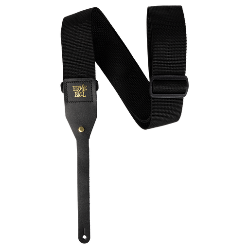 ERNIE BALL POLYPRO ACOUSTIC STRAP - BLACK - Guitar Warehouse
