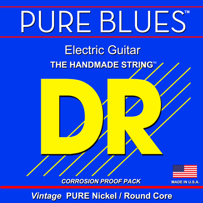 DR Pure Blues Nickel Electric Guitar Strings 9-42