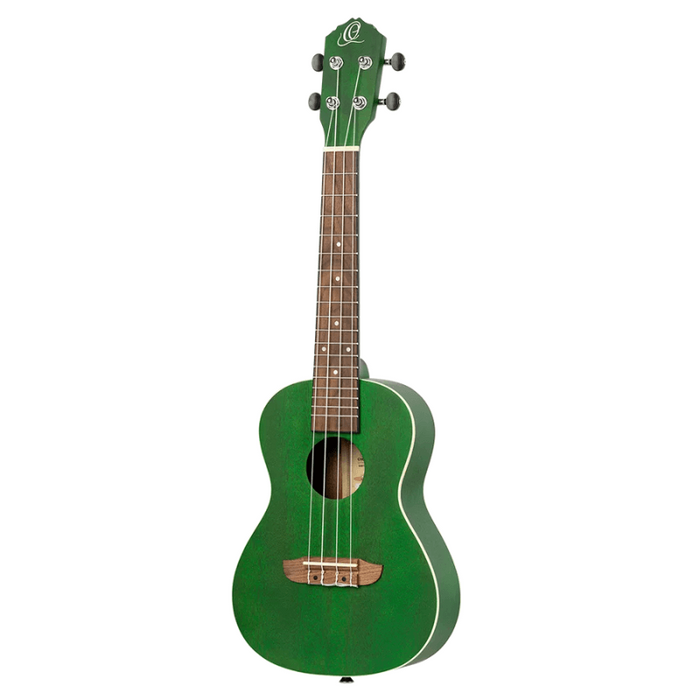 Ortega Concert Ukulele Earth Series Okoume Forest Green