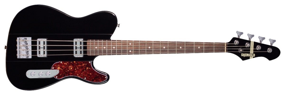 Shergold Telstar Standard Bass SBT14 Black Gloss