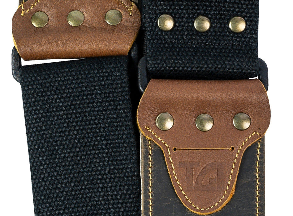 TGI Guitar Strap Woven Black - Premium