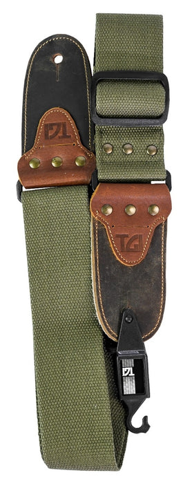TGI Guitar Strap Woven Green - Premium