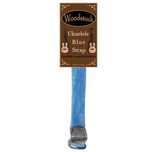 Woodstock Ukulele Strap - Blue - Guitar Warehouse