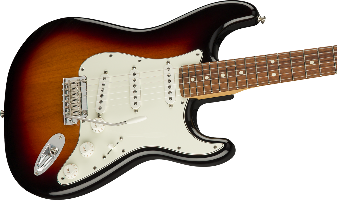 Fender Player Stratocaster®, Pau Ferro Fingerboard, 3-Color Sunburst - Guitar Warehouse